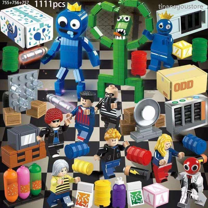 レインボー フレンズ ブロックおもちゃ レインボー フレンズ 子供 おもちゃ roblox rainbow レゴ互換 8点セット 子供とファン向け 誕生日