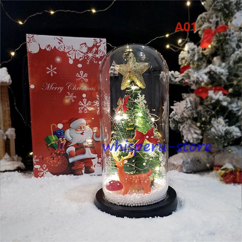 クリスマスツリー クリスマス 卓上 サンタクロース LED おしゃれ 電池 オーナメント 室内 部屋 飾り ショップ かわいい