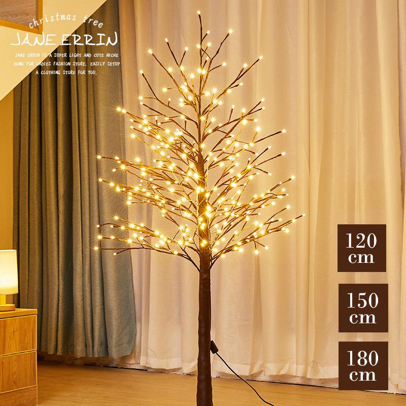 クリスマスツリー ヌードツリー 白樺 120cm 150cm 180cm LEDツリー 飾り物 led 新年 ブランチツリー 枝 イルミネーション
